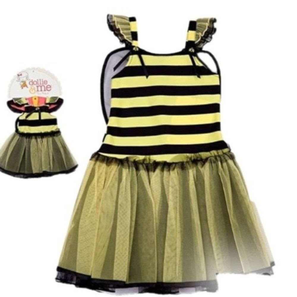 Dollie & Me Bumble Bee‎ Dress Up costume 4 NWT